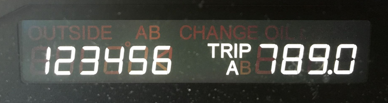 Illustration for article titled The Best Odometer Picture Ever Took Real Planning And Math
